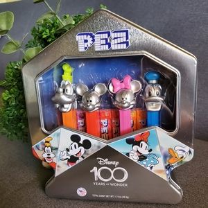 2023 PEZ Disney 100 Years of Wonder  4 Collectable Pez Dispensers Plus Candy